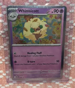 Pokemon Whimsicott (Cosmos Holo) #19 LP+ Mega Evolution Promos - Image 1