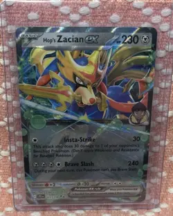 Pokemon Hop's Zacian ex 111/159 JTG Journey Together NM - Image 1