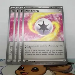 Mist Energy 161/162 - Play Set (x4) - Pokemon TCG: Temporal Forces NM - Image 1