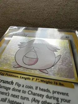 Chansey (3/102) Base Set - Holo Unlimited - Rare [Lightly Played] Pokemon TCG - Image 3