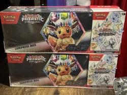Pokemon Prismatic Evolutions Sam’s Club Surprise Box + Booster Bundle Lot of 2 - Image 1