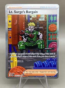 Pokemon - Lt. Surge's Bargain - 185/132 - ME01: Mega Evolution - Image 1