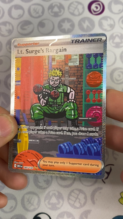 Pokemon - Lt. Surge's Bargain - 185/132 - ME01: Mega Evolution - Image 2