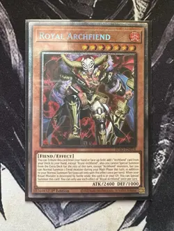 Yu-Gi-Oh! Starlight Royal Archfiend - BPRO-EN014 - 1st Edition - NM - Image 1