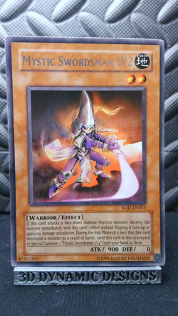 | Yugioh Mystic Swordsman LV2 SOD-EN011 Rare Soul Of The Duelist HP 🔥 | - Image 1