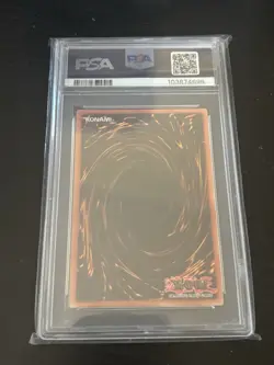 2003 Yugioh 1st Edition Dark Hole PSA 5 - Image 2