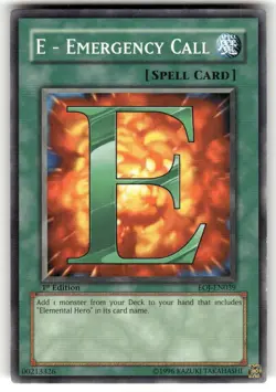 Yu-Gi-Oh Enemy of Justice E #EOJ-EN039 1st Edition Near Mint - Image 1