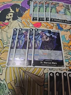 One Piece OP13 - Imu Deck Core Foil Rares + Imu Leader - English - Image 4