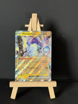 Pokemon TCG Miraidon EX Scarlet Violet-Base Set Holo Double Rare Card 081/198 - Image 1