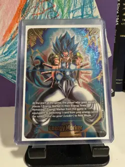 Dragon Ball Super Card Game 2nd Anniversary GOLD Energy Marker E-126 SSB Gogeta - Image 1