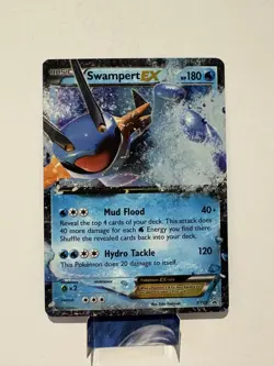 Pokemon Swampert EX XY55 Promo Black Star Holo Card 2015 LP - Image 1