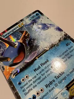 Pokemon Swampert EX XY55 Promo Black Star Holo Card 2015 LP - Image 4