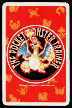 Primeape King of Hearts 1996 Red Playing Cards Pokemon Japanese Lightly Played - Image 2