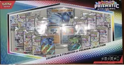 Pokemon Prismatic Evolutions Lucario ex & Tyranitar ex Premium Collection Box - Image 1