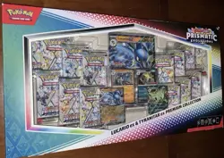 Pokemon Prismatic Evolutions Lucario ex & Tyranitar ex Premium Collection Box - Image 2