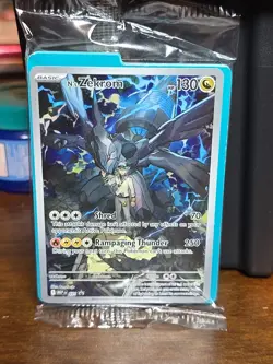 Pokemon TCG Ascended Heroes ETB N’s Zekrom 031 Black Star Promo SEALED NM - Image 1