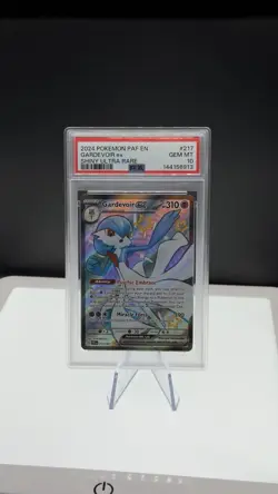 2024 Pokemon PAF EN Gardevoir ex PSA 10 GEM SHINY ULTRA RARE FULL ART 217/091 - Image 1