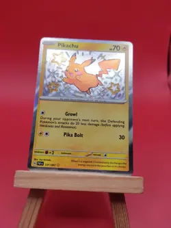 131/091 Pikachu Paldean Fates Holo Baby Shiny Rare Pokemon TCG Card SV4.5 2024 - Image 3