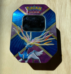 2016 Pokemon-EX TCG Xerneas Metal Collector's Tin EMPTY - Image 1