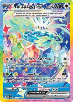 POKEMON Prismatic Evolutions TERAPAGOS EX SIR 169/131 - NM - Image 1