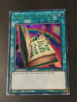 Yu-Gi-Oh ! - Table des Matieres Toon - LDS1-FR069 - Ultra Rare vert - Image 1