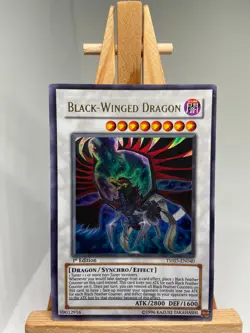 Black-Winged Dragon - Ultra Rare 1st Edition TSHD-EN040 - NM - YuGiOh - Image 1