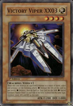 Victory Viper XX03 - Super Rare 1st Edition EOJ-EN011 - LP - YuGiOh - Image 1
