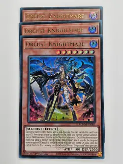 Yu Gi Oh - 3x BLMM-EN087 Orcust Knightmare - Ultra Rare - Image 1