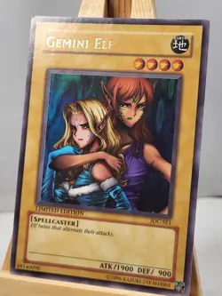 Yu-Gi-Oh! Gemini Elf IOC-SE1 YuGiOh Limited Edition Invasion of Chaos Karte Ultr - Image 1