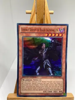 Ignoble Knight Of Black Laundsallyn - Ultra Rare Limited Ed ABYR-ENSP1 LP YuGiOh - Image 1