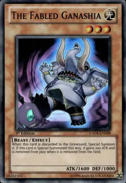 The Fabled Ganashia - Super Rare 1st Edition HA04-EN009 - NM - YuGiOh - Image 1