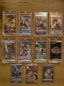 Yu-Gi-Oh! 11x Booster Lot SEALED IOC LOB LOD MRL PSV TP4 FED 1 Edition 2002 OVP - Image 1