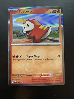 Fuecoco 002 Sv: Scarlet & Violet Promo Cards Holo - Image 1