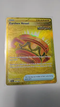 Pokemon TCG Earthen Vessel Trainer Shrouded Fable Holo Card 096/064 - Image 1