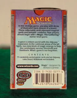 MTG Odyssey Tournament Deck--75 Cards--Factory Sealed--Plus BCW Deck Guards 742818062848 - Image 2