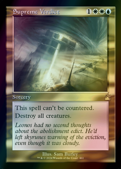 MTG Supreme Verdict Foil ** Ravnica Remastered ** English - Image 1
