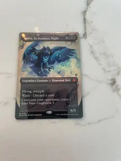 Maha, Its Feathers Night (Borderless) Bloomburrow Foil - Image 1