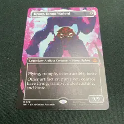 WotC Teenage Mutant Ninja Turtles Krang, Utrom Warlord (Borderless) (MR) NM - Image 1