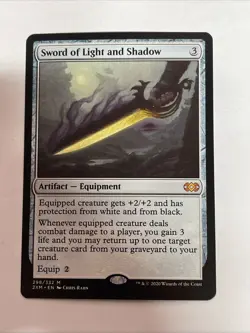 Mtg Sword of Light and Shadow Double Masters #298 Mythic - Image 1