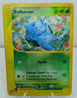 RARE 2002 Pokemon EXPEDITION REVERSE HOLO BULBASAUR 94/165! LP - Image 1