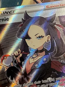 Marnie 200/202 Full Art Trainer Sword & Shield Base NM Pokemon TCG - Image 3