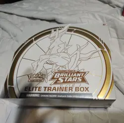 Pokemon TCG Sword & Shield Brilliant Stars Elite Trainer Box - 8 Packs (85012) - Image 1