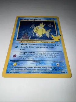 Pokemon TCG Shining Magikarp Celebrations Classic Collection Near Mint Condition - Image 4