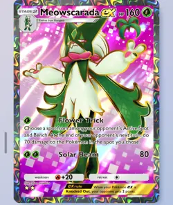 Pokemon TCG POCKET - Meowscarada Full Art 2⭐, Paldean Wonders, English - Image 1
