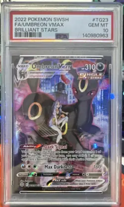 Pokemon Umbreon VMAX TG23/TG30 Brilliant Stars Trainer Gallery Ultra Rare PSA 10 - Image 1