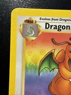 FREE SHIPPING!! POKEMON DRAGONITE 19/62 FOSSIL Non Holo 1999 RARE Vintage - Image 2