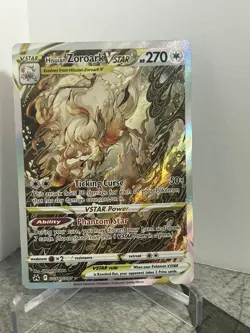 Pokemon Hisuian Zoroark VSTAR (Galarian Gallery) Ultra Rare Crown Zenith GG56/GG - Image 1