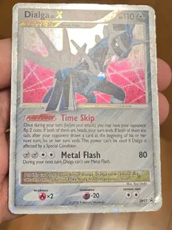 Dialga LV.X DP17 Diamond & Pearl Black Star Promo Holo Pokemon Card DMG - Image 4
