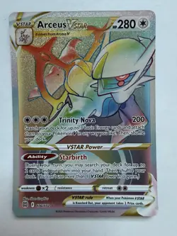 Pokemon Arceus VSTAR 176/172 Secret Rare Full Art Brilliant Stars NM - Image 1