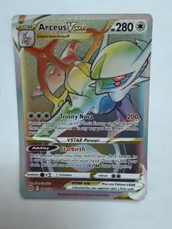 Pokemon Arceus VSTAR 176/172 Secret Rare Full Art Brilliant Stars NM - Image 5